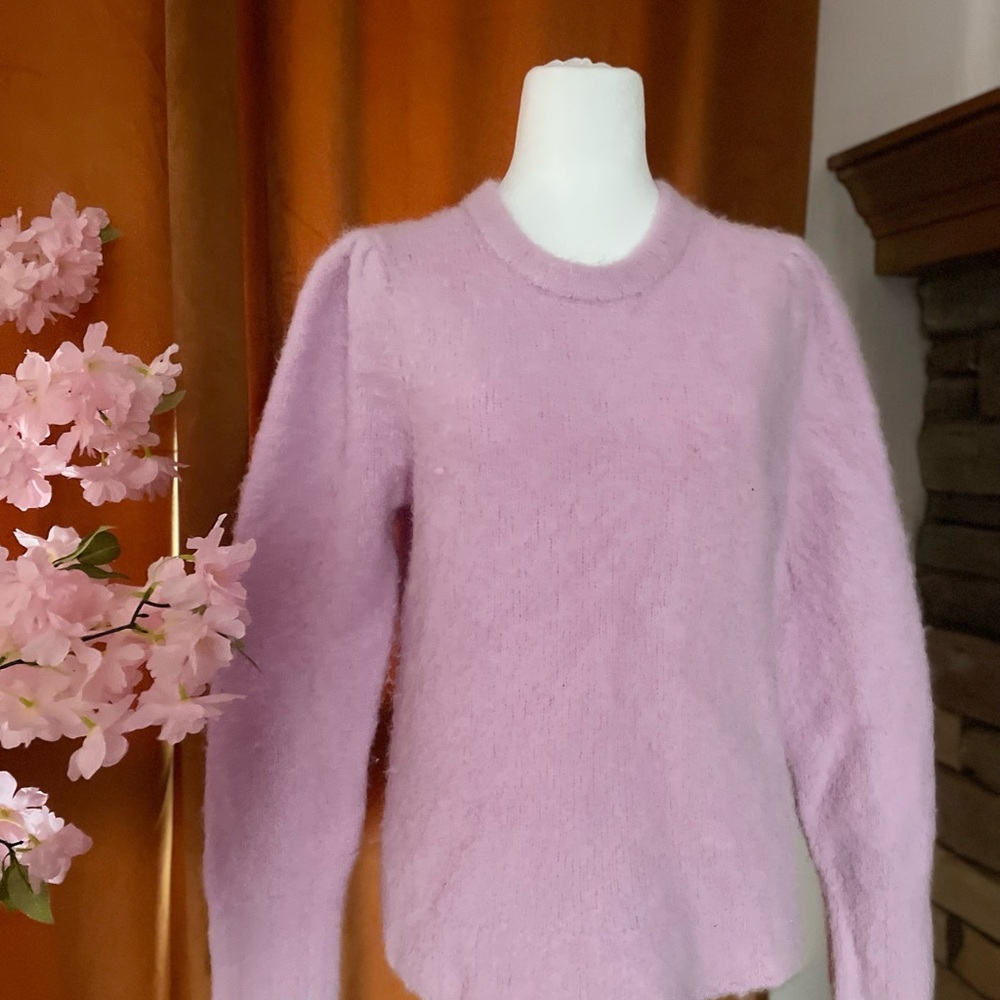 J. Crew Soft Lilac Crew Neck Sweater